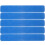 5Pcs Durable Sky-Blue Felt Bulletin Board Strips for Desk and Wall Use 1