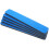 5Pcs Durable Sky-Blue Felt Bulletin Board Strips for Desk and Wall Use 7