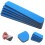 5Pcs Durable Sky-Blue Felt Bulletin Board Strips for Desk and Wall Use 3