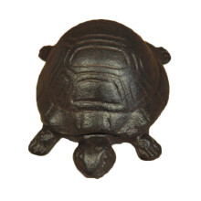 1Turtle Key Hilder Koffiekleurige Gietijzeren Sleutelbescherming