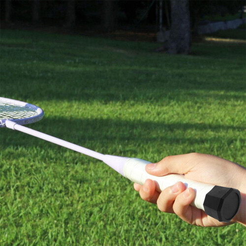 3Pcs Durable Plastic Tennis Racket Handle End Covers Universal Fit 2