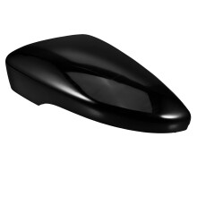 Stylish Black Car Mirror Cap Rear Mirror Cover Easy Install
