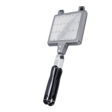Silver Waffle Baking Mold Aluminum Alloy Household Cooking Pan