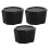 3Pcs Durable Plastic Tennis Racket Handle End Covers Universal Fit 5