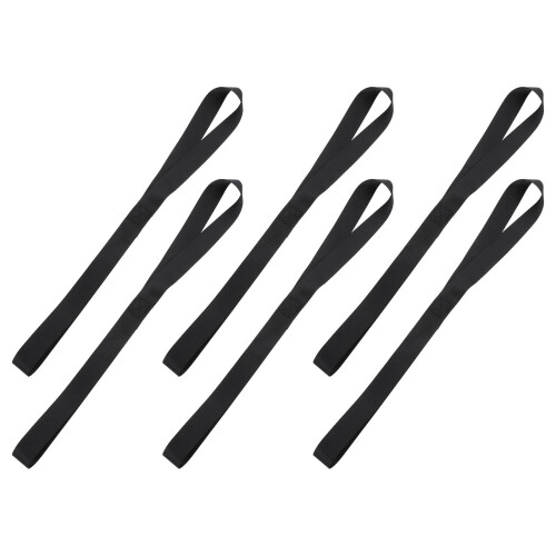 6Pcs Heavy Duty Nylon Soft Loop Tie Down Straps for Secure Trailering