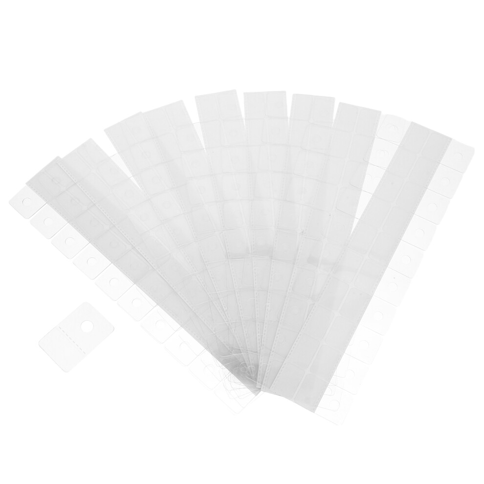 200Pcs Transparent Plastic Hooks For Display And Organization 3032434859777