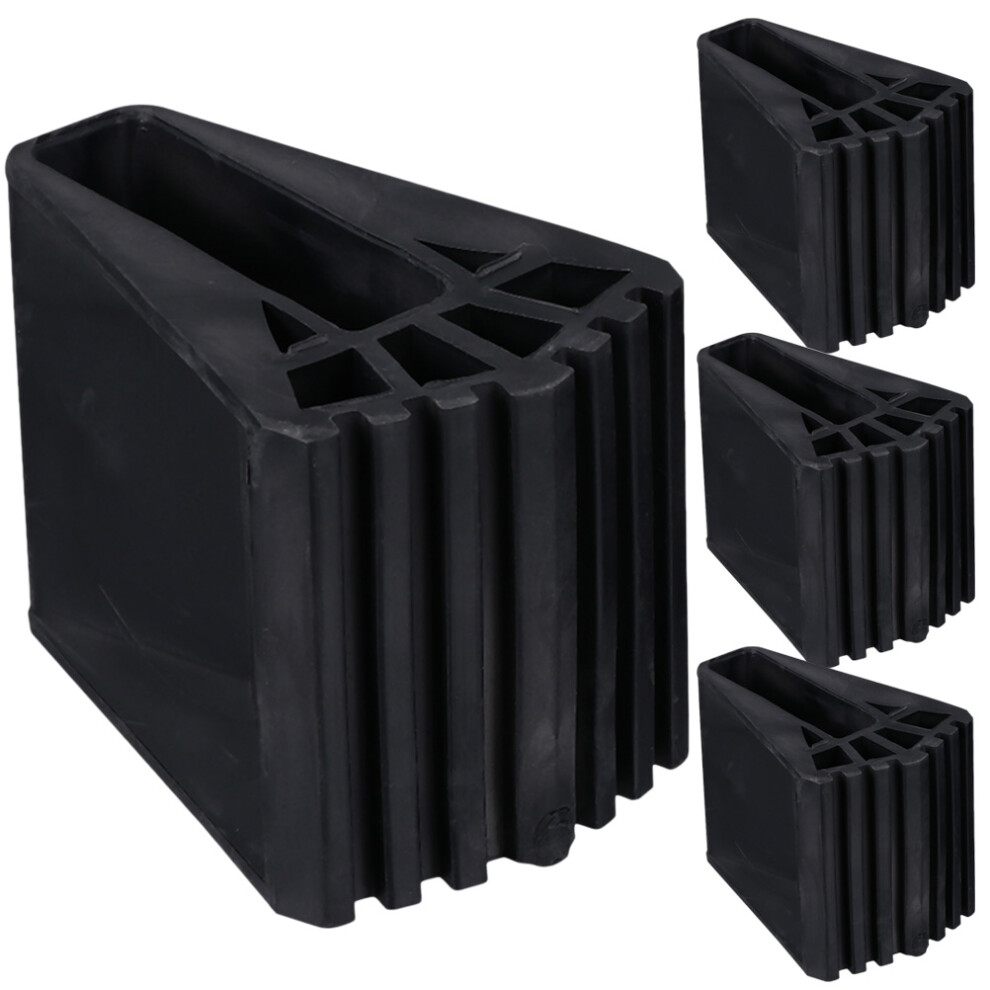 4Pcs Home Ladder Accessories Rubber Feet Protectors Ladder Leg Caps 3062665011125