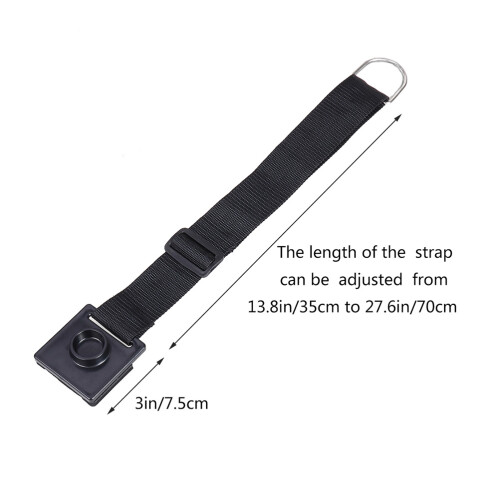 2Pcs Black Cello Strap Stop Holder Durable Non-Slip Floor Protector 1