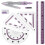 multi functional ruler kit with compass and protractor for kids drawing 11