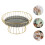 Black Metal Wire Fruit Basket Household Snack Container 11