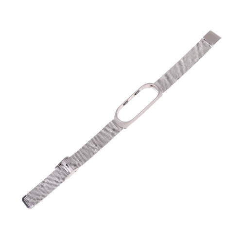 1Pc Silver Stainless Steel Band Strap for Band 4 Comfortable Durable
