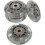 4Pcs Silver Skate Board Wheels Wear-Resistant PU Inline Skates 10