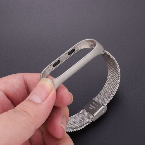 1Pc Silver Stainless Steel Band Strap for Band 4 Comfortable Durable 1