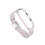 1Pc Silver Stainless Steel Band Strap for Band 4 Comfortable Durable 5