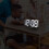 1Set Simple White LED Digital Clock Wall Hanging Mute Plastic Design 9