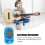 1Pc Practical Guitar Metronome Electronic Beat Tempo Blue Plastic 10