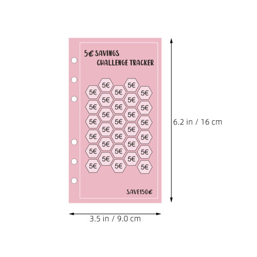 48 Pcs Money Saving Challenge Binder Deposit Card 1
