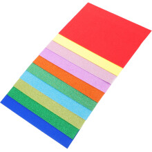 Glitter Card Stock Assorted Color 10 Sheets Eva And Paper