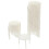 100Pcs White Plastic Pizza Tripod Stackable Support Frame for Catering 5