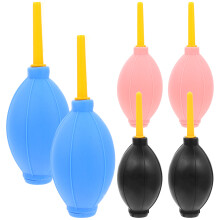 6Pcs Portable Air Blowers Rubber Bulb Dust Cleaners for Camera Lens