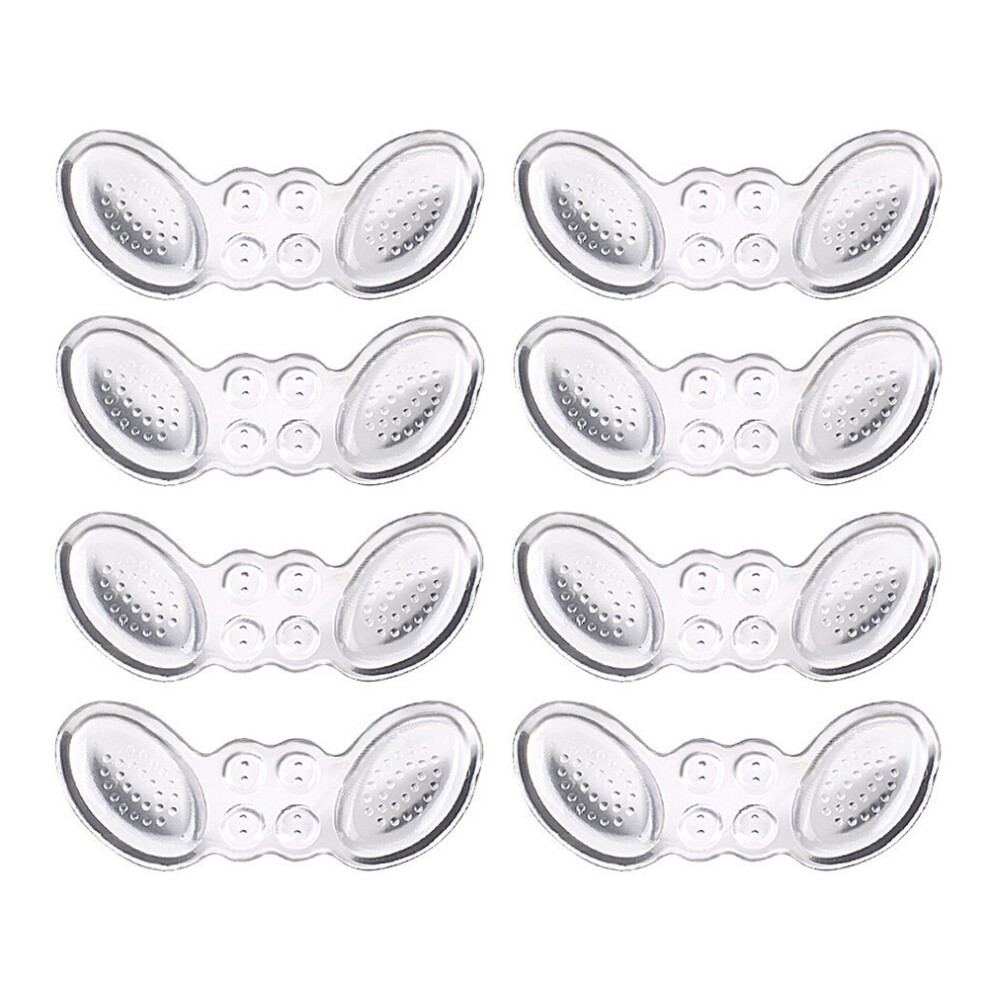 Vaguelly Transparent Heel 4 Pairs High Heel Pads Outdoor