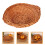 Chocolate Woven Basket Handwoven Fruit Bread Storage Organizer 2