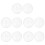 25Pcs Plastic Chocolate Holder Cups White Candy Wrappers Truffle Decor 1