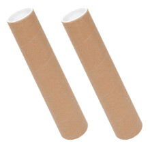 2Pcs Lightweight Paper Storage Tubes for Mailing Posters and Prints