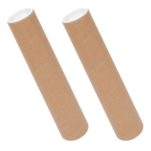 2Pcs Lightweight Paper Storage Tubes for Mailing Posters and Prints