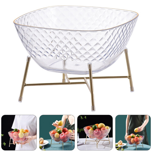 1Stk Stilvoller Dessert- Und Obstteller Aus Stabilem Ps+ Material 2