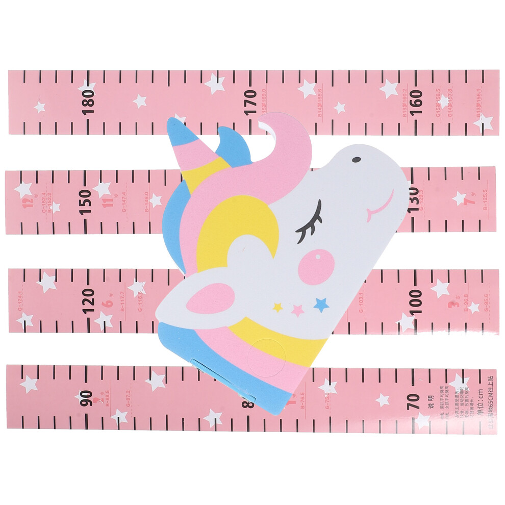 Happyyami 3D Children's Stickers Baby Height Ruler Cartoon