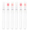 6Pcs Assorted Color Silicone Lip Makeup Brushes with Lid for Easy Use 1