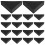 100 Pcs Mirror Frame Photo Protector Protection Corner 9