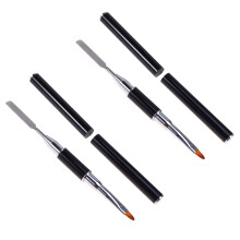 Maniküre Poly Extension Gelpinsel Nagelbürste Schwarz