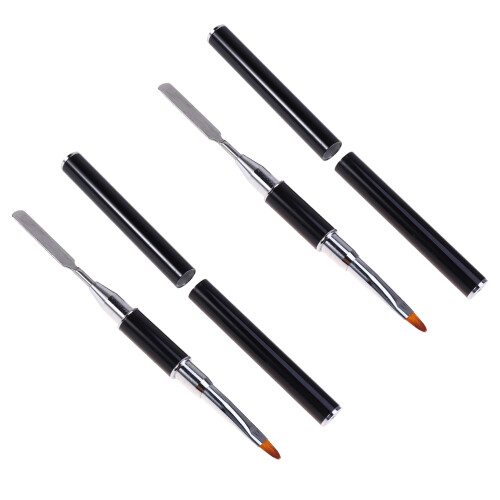 Maniküre Poly Extension Gelpinsel Nagelbürste Schwarz