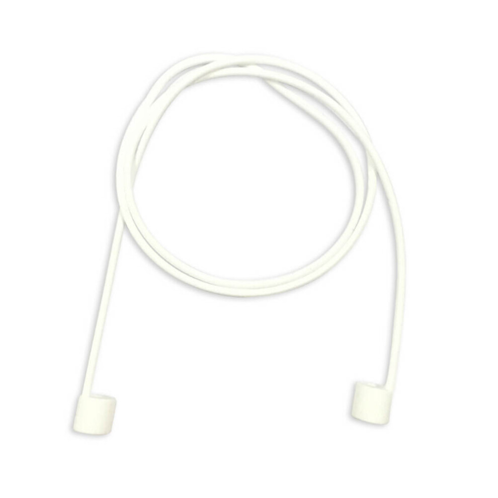 Anti-Lost Strap For Bluetooth Earphones Silicone Neckband White 3062241821827