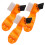 3Pcs Portable Orange Denture Brushes Double-Head Small Braces Cleaner 8
