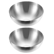 Servierschüssel Silber 2er Set
