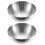 Servierschüssel Silber 2er Set 1