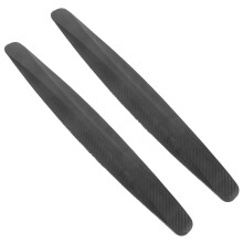 Black PVC Bumper Protectors Vehicle Rear Guard Scratch Prevention