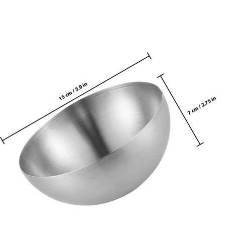 Servierschüssel Silber 2er Set 1