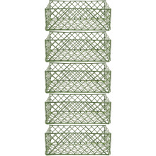 5Pcs Durable Plastic Flower Mud Cage Green for Floral Arrangement DIY