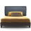 Dark Grey Stretchable Polyester Headboard Cover Elastic Bed Sleeve 1