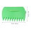 2Pcs Fallen Leaves Cleaning Spade Green Rake for Efficient Storage 2