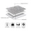10Pcs Disposable Thickened Tote Food Insulation Bag Silver L 3mm 7