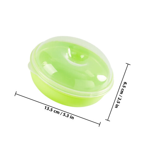 2 Pcs Bread Storage Box Office Breakfast Container Sturdy 1