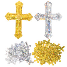 Glitter Cross Confetti For Baptism/Communion Party Decor