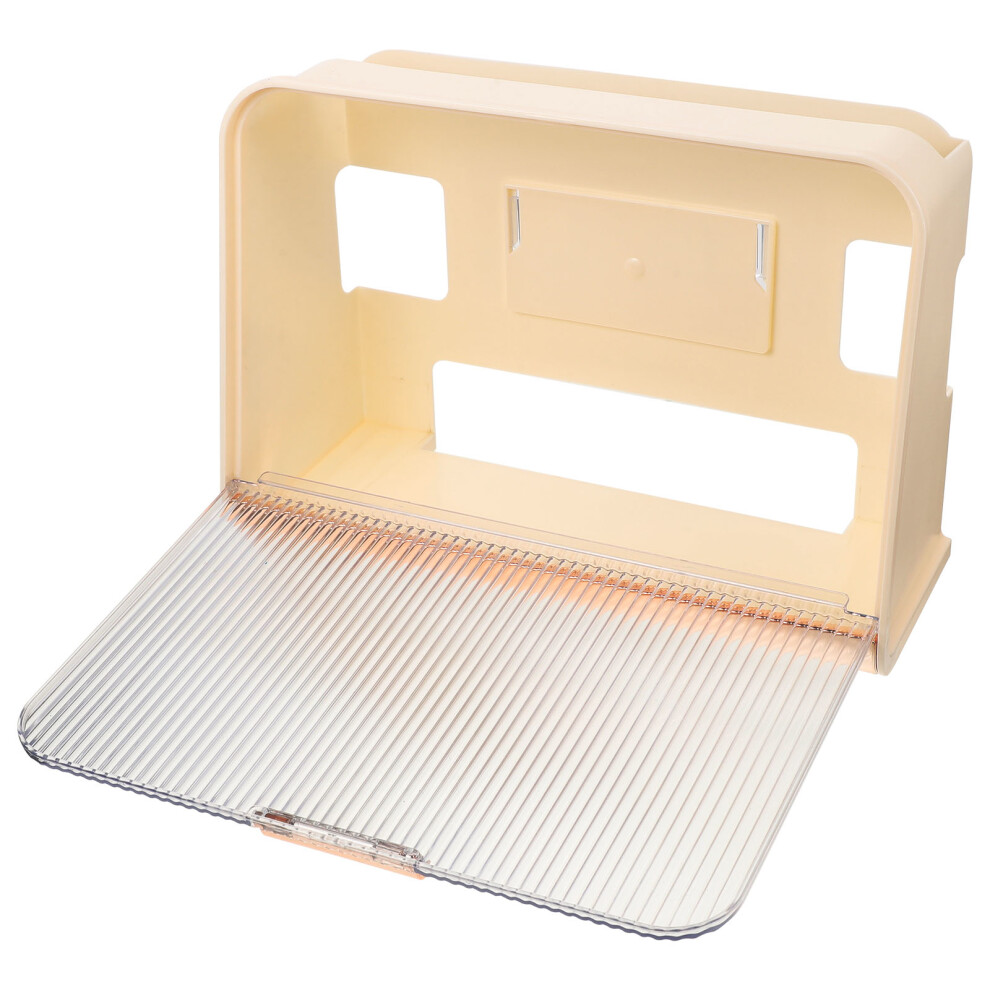 Wall-Mounted Router Storage Box Beige Abs Cable Management Hider 3072601187821