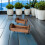 4Pcs Brown Wooden Plants Box Half Barrel Decorative Flower Container 6