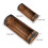 4Pcs Brown Wooden Plants Box Half Barrel Decorative Flower Container 3